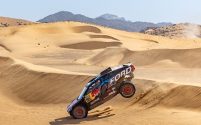 Carlos Sainz overturns and loses time in the first part of the 48-hour stage