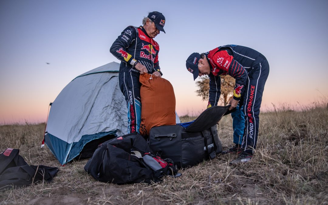 Carlos Sainz, second in the stage and in the overall standings after day 3